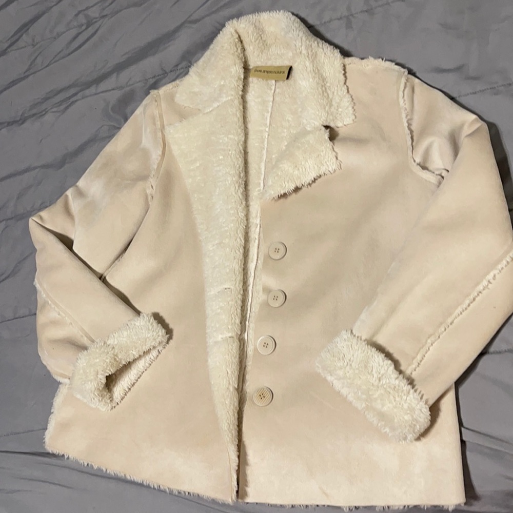 White Sherpa jacket